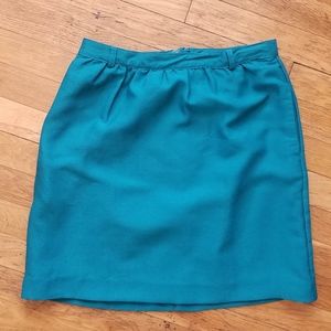 Forever 21 teal skirt with pockets